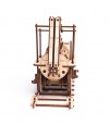 Wooden City - 3D Locomotion Engine Model - Brown